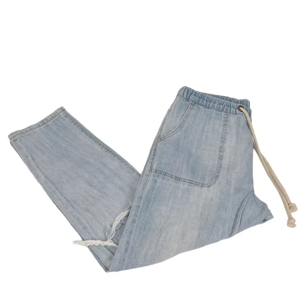 One Teaspoon Women’s Small Shabbies‎ Drawstring Boyfriend Jean